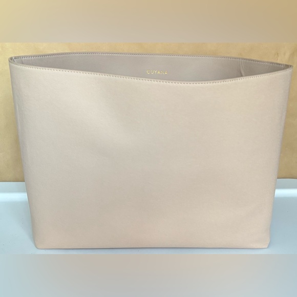 Cuyana Tote Organization Insert Faux Microsuede in Pale Pink color 14” x 10” - Picture 2 of 6